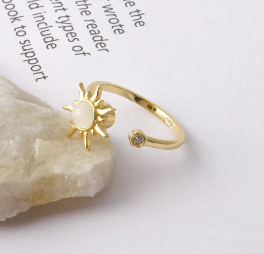 Radiant Sun Fidget Ring