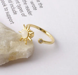 Radiant Sun Fidget Ring