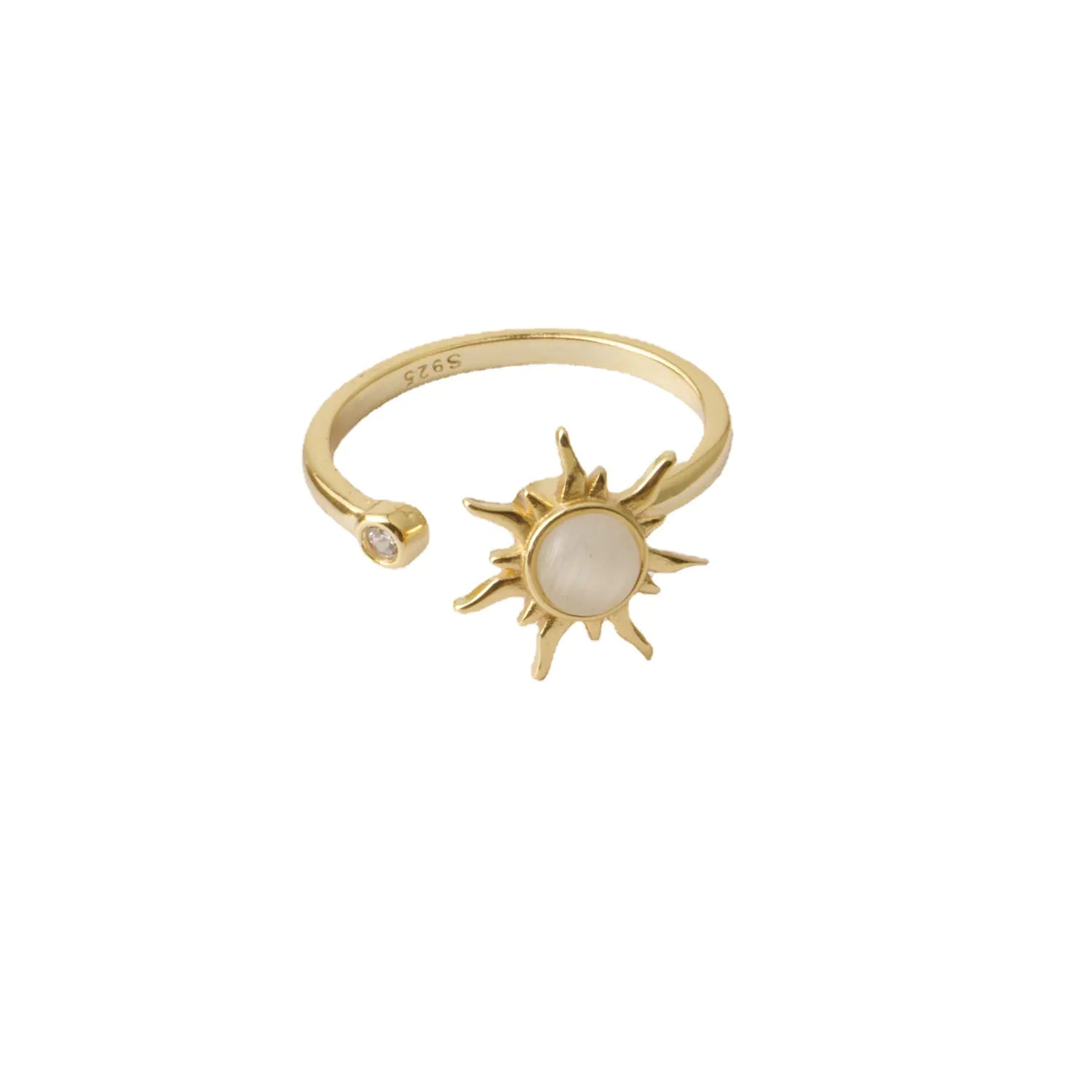 Radiant Sun Fidget Ring
